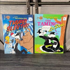 Warner Bros 90’s Activity Books Set